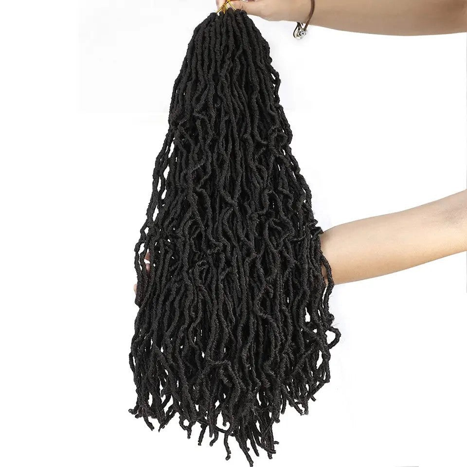 Earthworm Crochet  HUMAN HAIR Wig NuLocs Braiding Hair Dreadlocks