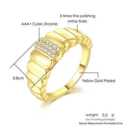 Popular All-match Cold Metal Ring For Women