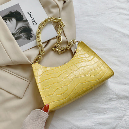 Underarm Bag Texture Chain Women's One-shoulder